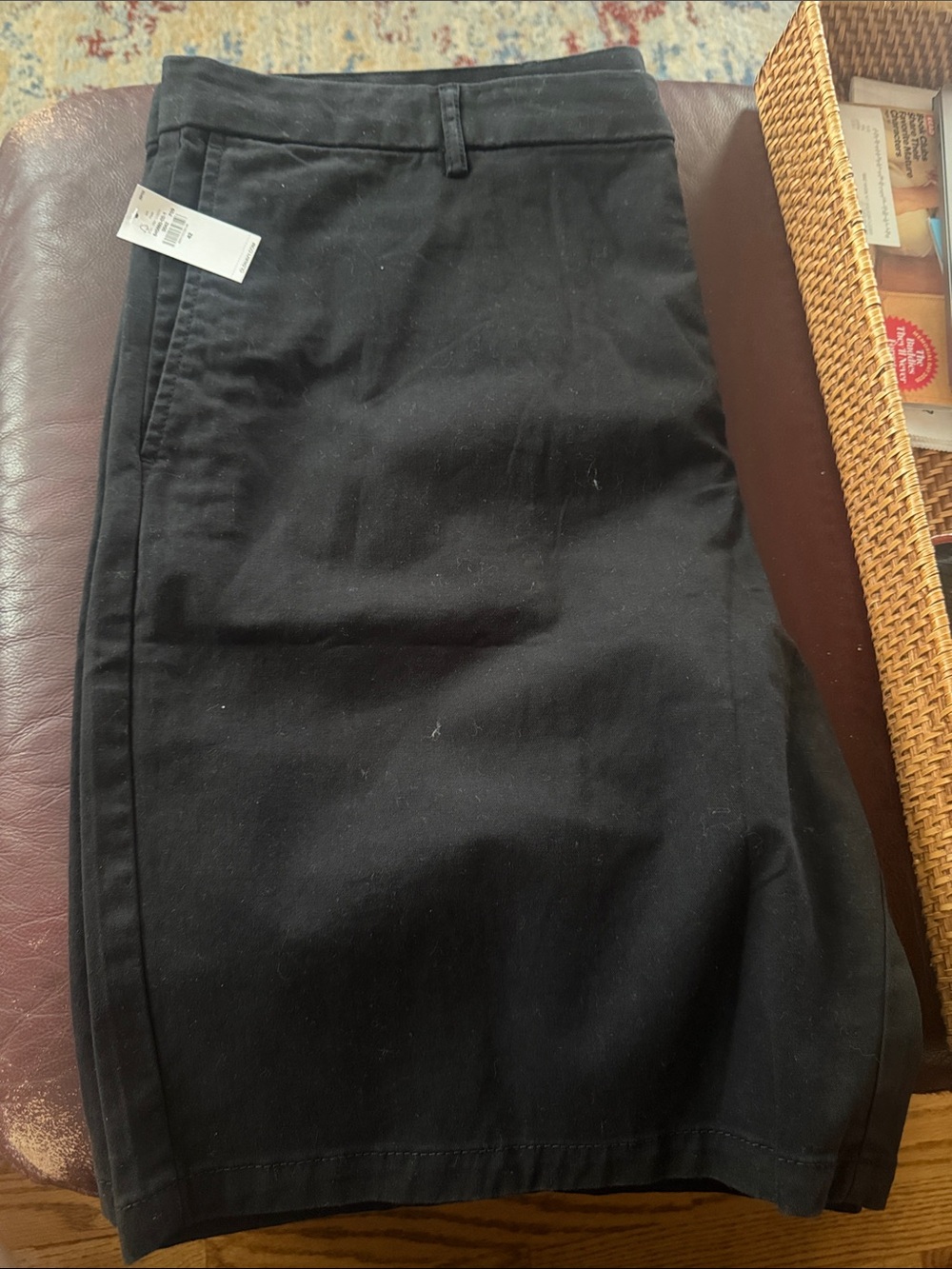 Old Navy Black Men’s Flat Front Shorts